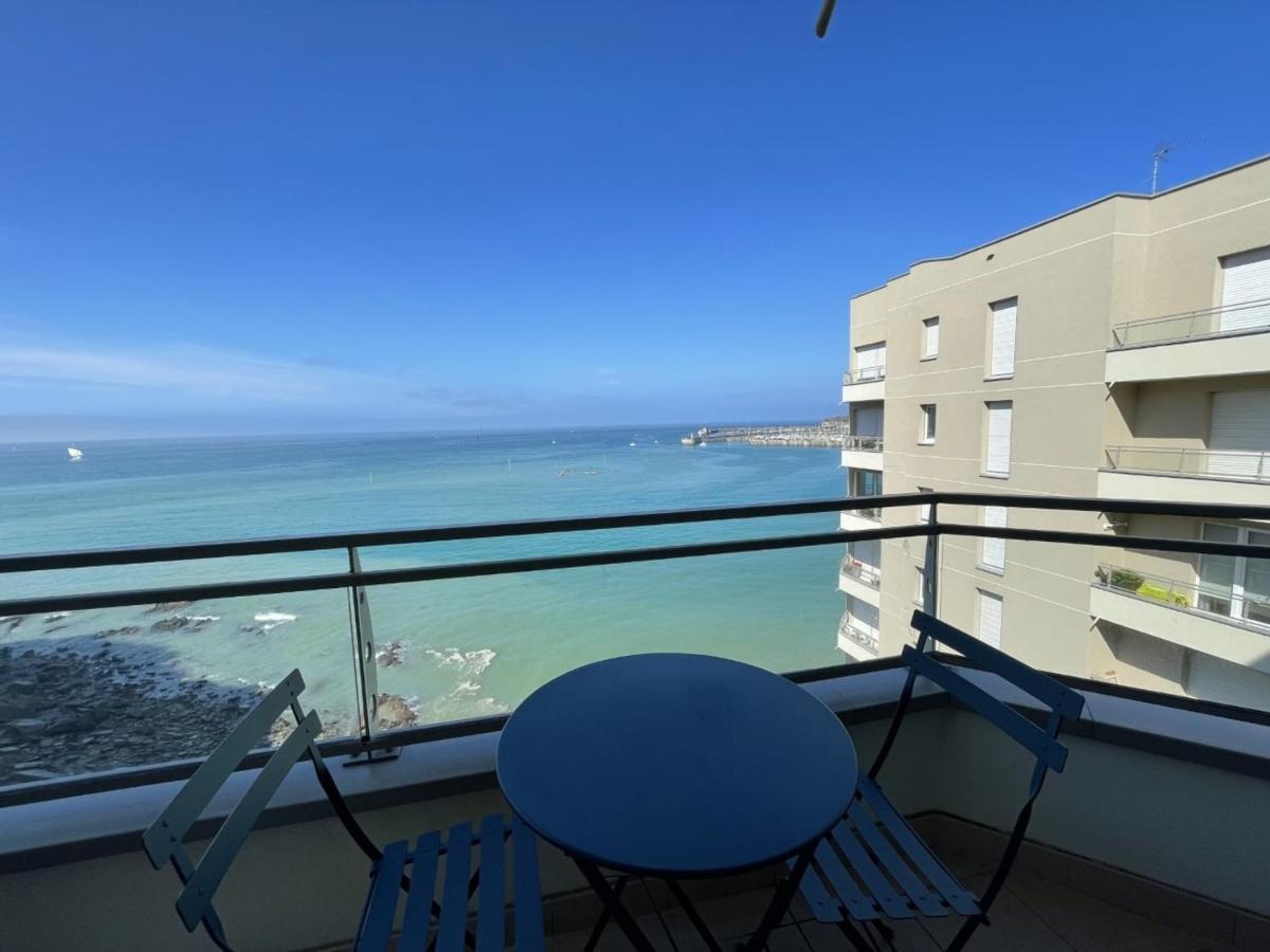 Charmant T2 En Front De Mer, 4 Pers., Ascenseur, Garage, Wi-Fi - Fr-1-361-383 Granville Exterior foto