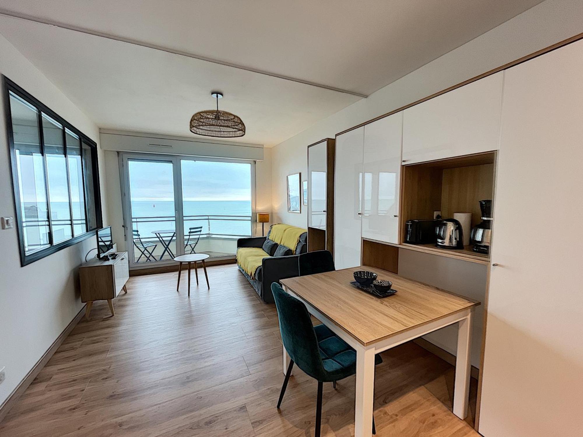 Charmant T2 En Front De Mer, 4 Pers., Ascenseur, Garage, Wi-Fi - Fr-1-361-383 Granville Exterior foto